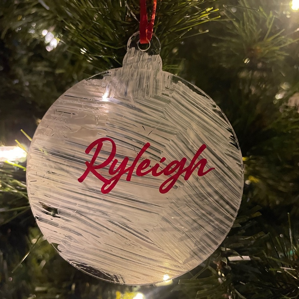 Handmade Personalized Ornaments
